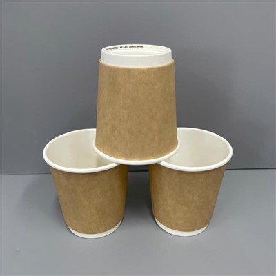 7 Oz Dobbeltvæg Varmt Papir Cup Ø73